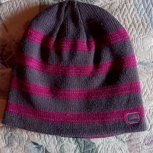 Adidas Pink/Gray Winter Hat